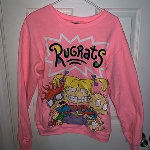 Bright Pink Rugrats Sweatshirt